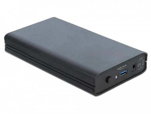 DeLOCK Externes Gehäuse für 3.5″ SATA HDD mit SuperSpeed USB USB 3.1 Gen 1 (42612)