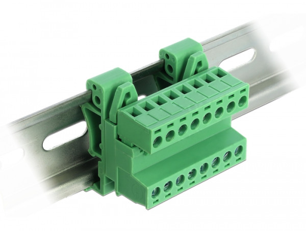 DeLOCK 66081 Anschlussblock 8-pin Grün (66081)