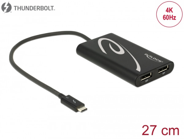 DeLOCK 62708 Videokabel-Adapter 0,27 m Schwarz (62708)
