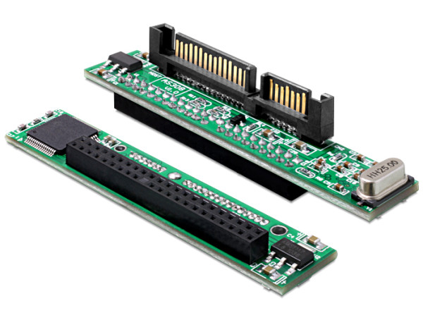 DeLOCK 61987 Kabeladapter SATA 22p IDE 44p Schwarz, Grün (61987)