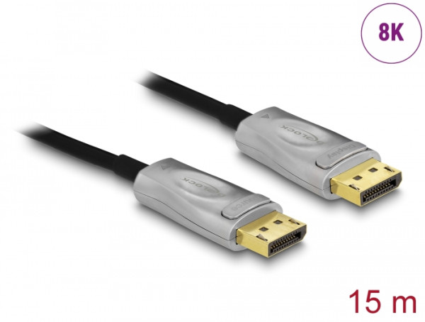 DeLOCK 85886 DisplayPort-Kabel 15 m Schwarz (85886)