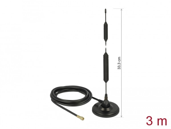 DeLOCK 12418 Netzwerk-Antenne Omnidirektionale Antenne SMA 5 dBi (12418)