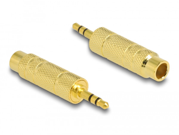 DeLOCK 65360 Kabeladapter 3.5 mm 6.35 mm Gold (65360)