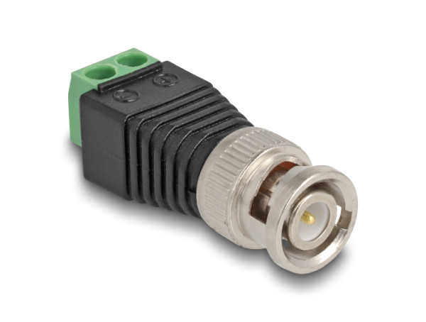 DeLOCK 65323 Kabeladapter BNC 2p Schwarz, Grau, Silber (65323)