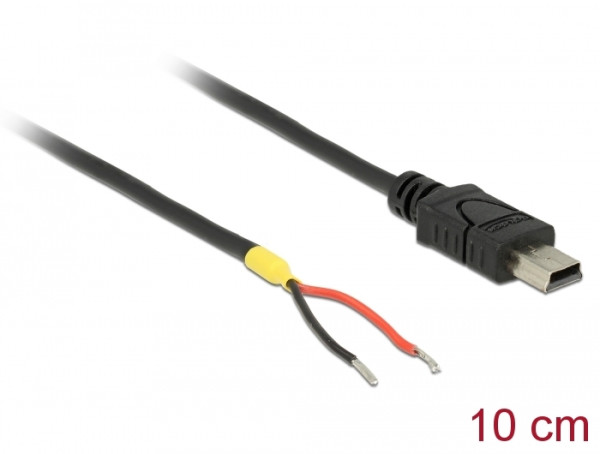 DeLOCK 85251 USB Kabel USB 2.0 0,1 m Mini-USB B Schwarz (85251)