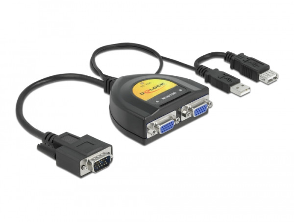 DeLOCK 61968 Videosplitter VGA 2x VGA (61968)