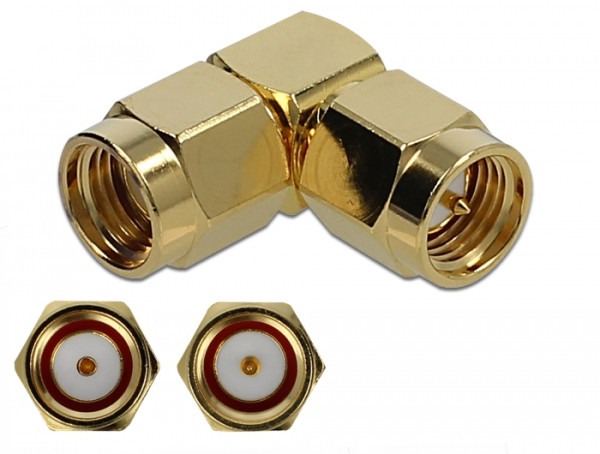 DeLOCK 89951 Drahtverbinder SMA, RP-SMA Gold (89951)
