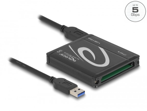 DeLOCK 91686 Kartenleser USB 3.2 Gen 1 3.1 Gen 1 Schwarz (91686)