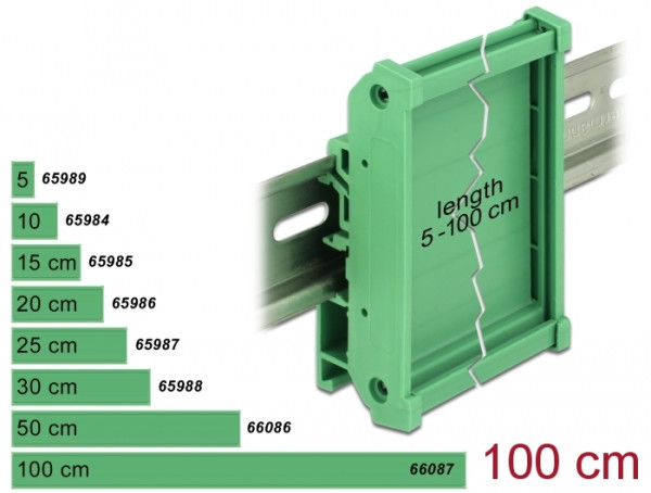 DeLOCK 66087 Montage-Kit Grün Kunststoff (66087)