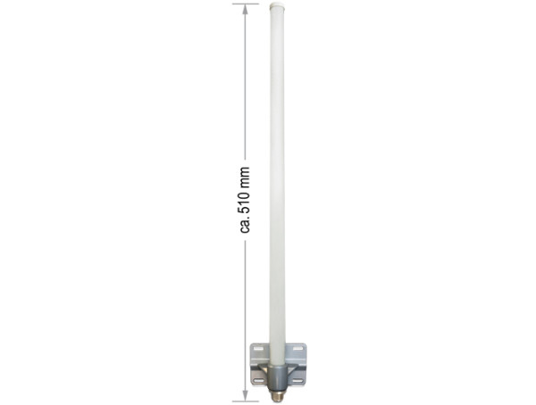DeLOCK 88454 Netzwerk-Antenne Omnidirektionale Antenne N-Typ 8 dBi (88454)