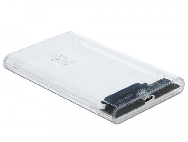 DeLOCK Externes Gehäuse für 2.5″ SATA HDD / SSD mit SuperSpeed USB 10 Gbps USB 3.1 Gen 2 (42617)