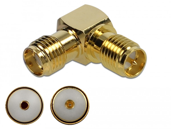 DeLOCK 89953 Drahtverbinder SMA, RP-SMA Gold (89953)