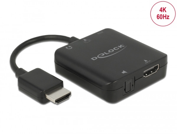 DeLOCK HDMI Audio Extractor 4K 60 Hz kompakt (63333)