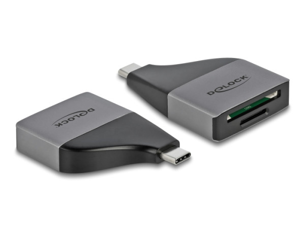 DeLOCK USB Type-C Card Reader für SD / MMC + Micro SD Speicherkarten – kompaktes Design (64117)