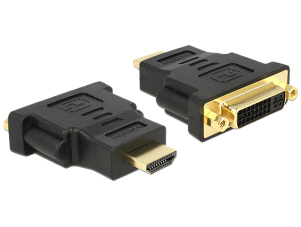 DeLOCK 65467 Kabeladapter HDMI DVI 24+5 Schwarz (65467)