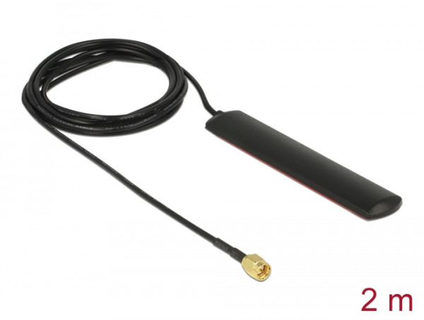 DeLOCK 89491 Netzwerk-Antenne Omnidirektionale Antenne SMA 2 dBi (89491)