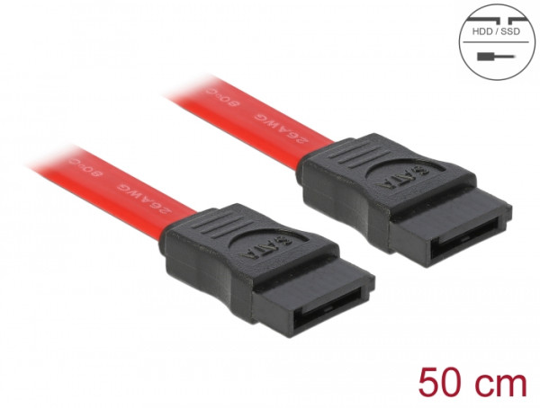 DeLOCK SATA Kabel - 0.5m (84208)