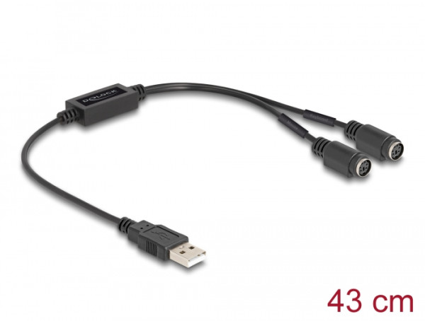 DeLOCK USB zu PS/2 Adapter (61061)