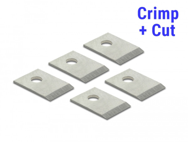 DeLOCK RJ45 Crimp+Cut Klingen Set 5 Stück für 86450 (86499)