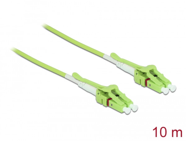 DeLOCK 85692 InfiniBand/Glasfaserkabel 10 m LC Grün (85692)