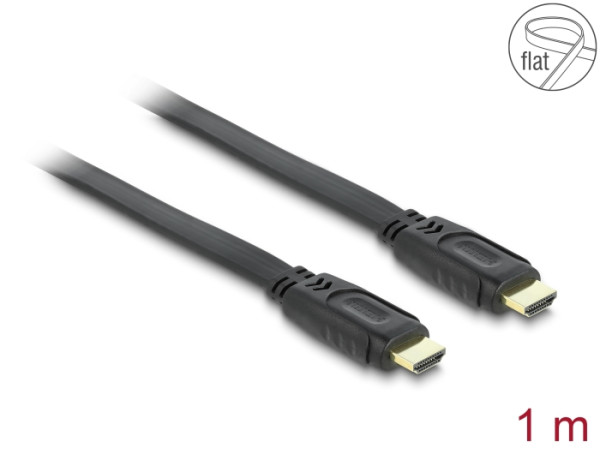 DeLOCK 82669 HDMI-Kabel 1 m HDMI Typ A Standard Schwarz (82669)