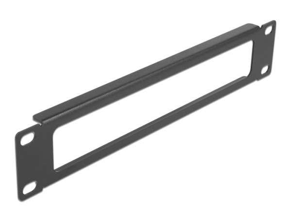 DeLOCK 10″ Netzwerkschrank Panel mit Öffnung 1 HE schwarz (66672)