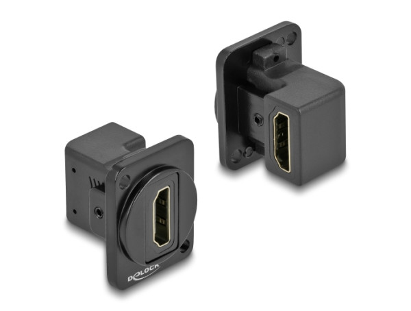 DeLOCK D-Typ Modul HDMI-A 90° gewinkelt Buchse zu Buchse (86786)
