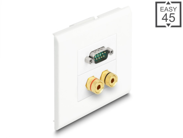 DeLOCK Easy 45 Modulträger für Geräteeinbaukanal 85 x 80 mm (81315)
