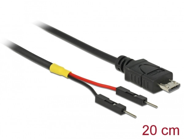 DeLOCK 85407 USB Kabel 0,2 m Mini-USB B Schwarz (85407)