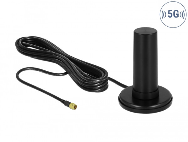 DeLOCK 12590 Netzwerk-Antenne Omnidirektionale Antenne SMA 3 dBi (12590)