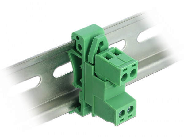 DeLOCK 66078 Anschlussblock 2-pin Grün (66078)