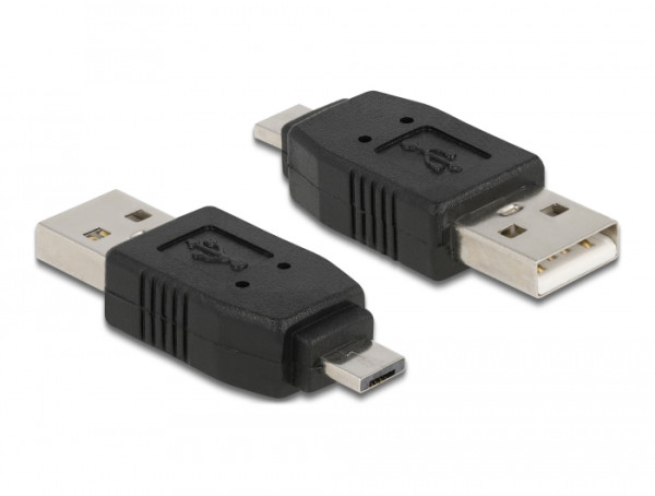 DeLOCK Adapter USB micro-A Stecker zu USB2.0 A-Stecker (65037)