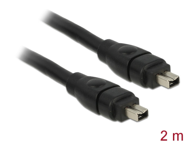 DeLOCK FireWire, 2.0m 2 m Grau (82571)