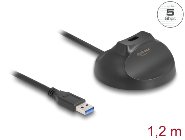 DeLOCK Magnetischer Standfuß USB Typ-A 5 Gbps Docking Kabel 1,2 m (64271)