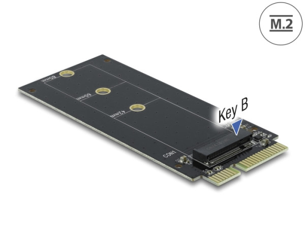 DeLOCK SATA 22 Pin Stecker zu M.2 Key B Slot Adapter (64099)