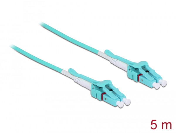 DeLOCK 85130 InfiniBand/Glasfaserkabel 5 m LC Blau (85130)