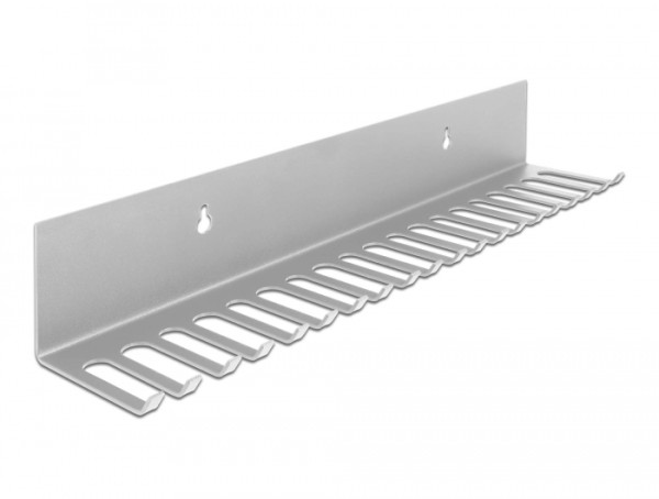 DeLOCK Kabelhalterung 318 x 65 mm zur Wandmontage grau (66888)