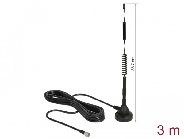 DeLOCK 12427 Netzwerk-Antenne Omnidirektionale Antenne SMA 5 dBi (12427)
