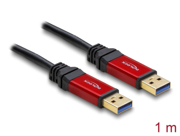 DeLOCK 1.0m USB 3.0 A USB Kabel USB 3.2 Gen 1 3.1 Gen 1 1 m USB A (82744)