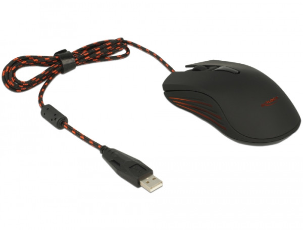 DeLOCK 12531 Maus Gaming Beidhändig USB Typ-A Optisch 4800 DPI (12531)