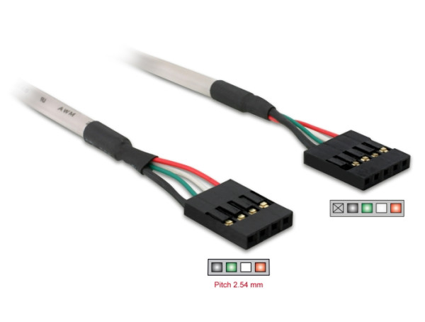 DeLOCK USB Pinheader 4pin/5pin FM/FM (82439)