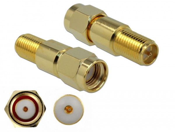 DeLOCK 89993 Koaxialstecker SMA 1 Stücke 50 Ohm (89993)
