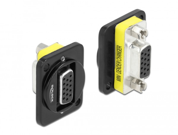 DeLOCK D-Typ Modul VGA 15 Pin Buchse zu Buchse (86792)
