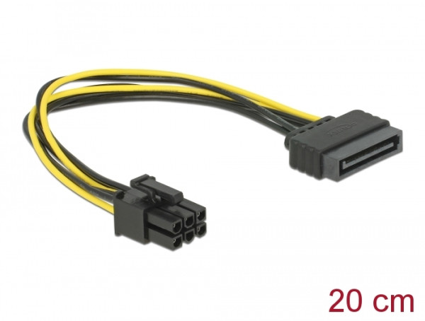 DeLOCK 82924 Internes Stromkabel 0,21 m (82924)