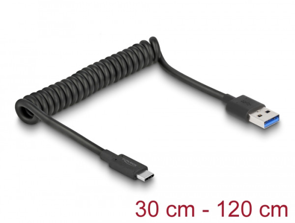 DeLOCK 85349 USB Kabel USB 3.2 Gen 2 3.1 Gen 2 1,2 m USB A USB C Schwarz (85349)