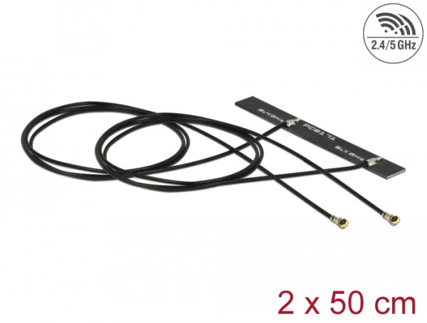 DeLOCK 89933 Netzwerk-Antenne MHF 5 dBi (89933)