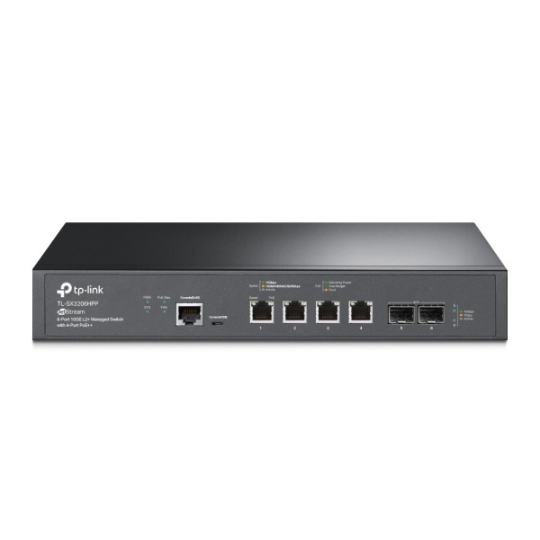 TP-LINK 4 Port 10G PoE++ L2+ Managed Switch (TL-SX3206HPP)