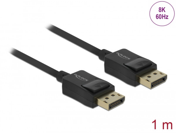 DeLOCK 85300 DisplayPort-Kabel 1 m Schwarz (85300)