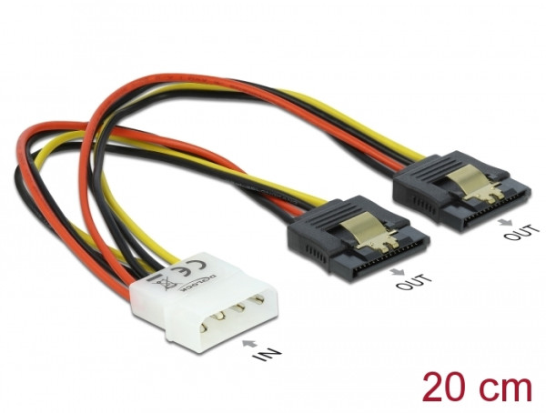 DeLOCK 85237 Internes Stromkabel 0,2 m (85237)