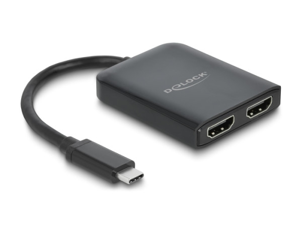 DeLOCK USB Type-C Splitter DP Alt Mode zu 2 x HDMI MST / VXP (87755)